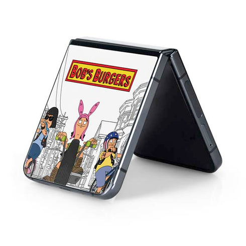 Bobs Burgers Bike Squad Galaxy Z Flip5 5G Skin
